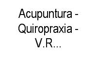 Logo Acupuntura - Quiropraxia - V.Romana ,Lapa em Vila Romana