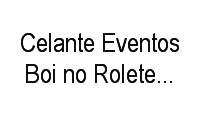 Logo Celante Eventos Boi no Rolete Buffet de Churrasco