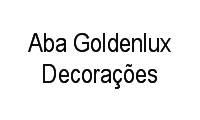 Logo Aba Goldenlux Decorações em Bom Fim