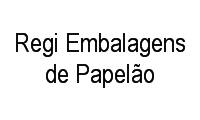 Logo Regi Embalagens de Papelão em São João Clímaco