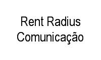 Logo Rent Radius Comunicação em Vila Dom Pedro I