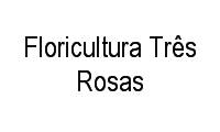 Logo Floricultura Três Rosas em Centro