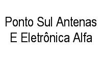 Logo Ponto Sul Antenas E Eletrônica Alfa em Harmonia