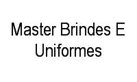 Logo Master Brindes E Uniformes em Vinhais