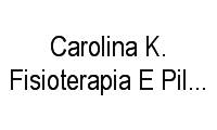 Logo Carolina K. Fisioterapia E Pilates Domiciliar