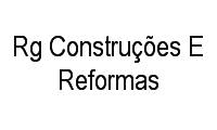 Logo Rg Construções E Reformas