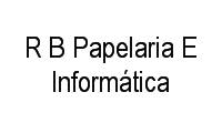 Logo R B Papelaria E Informática em Centro