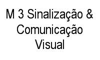 Logo M 3 Sinalização & Comunicação Visual em Centro Sul