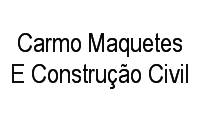 Logo Carmo Maquetes E Construção Civil