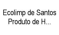 Logo Ecolimp de Santos Produto de Higienização E Comércio em Marapé