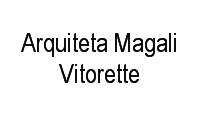 Logo Arquiteta Magali Vitorette em Água Verde