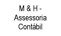 Logo M & H - Assessoria Contábil em Xavantes