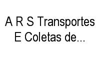 Logo A R S Transportes E Coletas de Resíduos em Tatuquara
