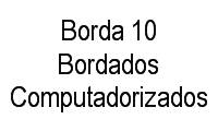 Logo Borda 10 Bordados Computadorizados em São Geraldo