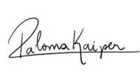 Logo Paloma Kaiper - Artista Visual e Muralista