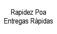 Logo Rapidez Poa Entregas Rápidas em Vila São José