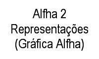 Logo Alfha 2 Representações (Gráfica Alfha) em Centro