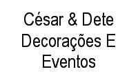 Logo César & Dete Decorações E Eventos
