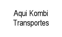 Logo Aqui Kombi Transportes em Afogados
