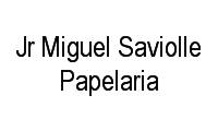 Logo Jr Miguel Saviolle Papelaria em Macuco