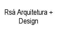 Logo Rsá Arquitetura + Design em Recreio