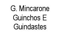 Logo G. Mincarone Guinchos E Guindastes em Centro