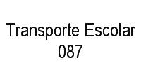 Logo Transporte Escolar 087 em Saguaçu