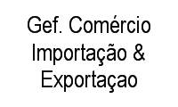 Logo Gef. Comércio Importação & Exportaçao Ltda