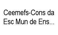 Logo de Ceemefs-Cons da Esc Mun de Ensino Fundamental Especial para Surdos em Novo Mundo