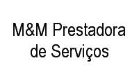Logo M&M Prestadora de Serviços em Conjunto Aero Rancho