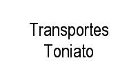 Logo Transportes Toniato em Estuário