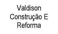 Logo Valdison Construção E Reforma