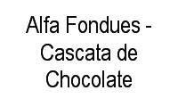 Logo Alfa Fondues - Cascata de Chocolate em Veloso