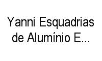 Logo Yanni Vidros esquadria em alumínio e vidros temperados em Lamenha Grande