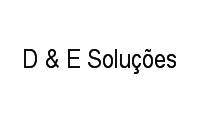 Logo D & E Soluções em Parangaba