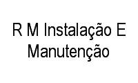 Logo R M Instalação E Manutenção em Vila Leopoldina
