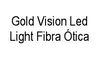 Logo Gold Vision Led Light Fibra Ótica em Novo Glória