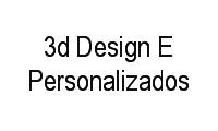 Logo 3d Design E Personalizados em Saudade