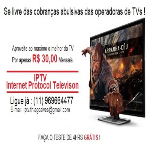 Ophertas 1 de IPTV - Internet Protocol Television em Bussocaba