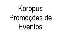 Logo Korppus Promoções de Eventos em Fazendinha
