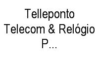 Logo Telleponto Telecom & Relógio Ponto Eletrônico-Rep em Centenário