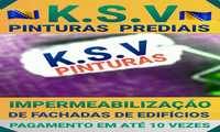 Logo K.S.V-Pinturas Prediais em Quadras Econômicas Lúcio Costa (Guará)