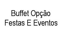 Logo Buffet Opção Festas E Eventos