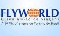 Logo Flyworld Viagens - Franca em Centro