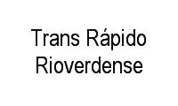 Logo Trans Rápido Rioverdense em Aeroviário