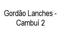 Logo Gordão Lanches - Cambuí 2 em Cambuí