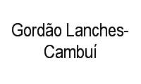 Logo Gordão Lanches-Cambuí em Cambuí