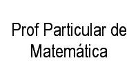 Logo Prof Particular de Matemática