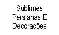 Logo Sublimes Persianas E Decorações