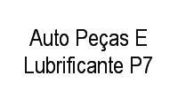 Logo Auto Peças E Lubrificante P7 em Coelho Neto